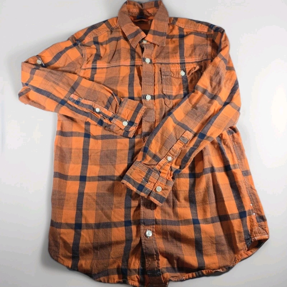 Gap Kids Boys Orange Size XL 12 Long Sleeve‎ Shirt Cotton